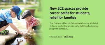New ECE spaces provide career paths for students, relief for families