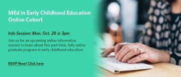 Online MEd Info Session – October 28, 2019
