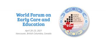2021 World Forum on Early Care and Education banner